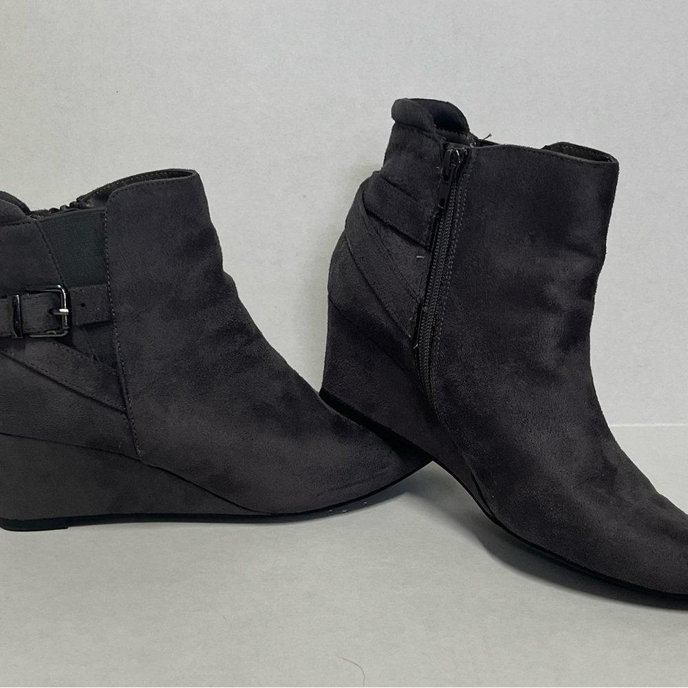Dream Pairs Grey Ankle Booties